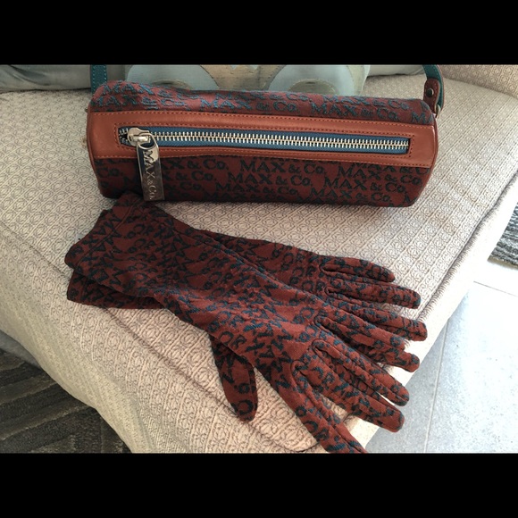 Designer Bugle Bag W Gloves Vintage 1990s - Picture 2 of 7